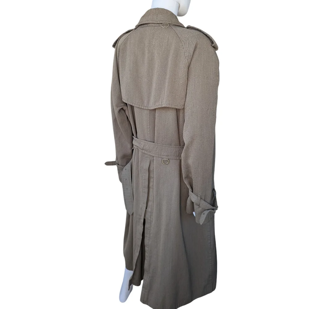 Burberry Women's Double-Breasted Trench Coat in Taupe - Picture 7 of 16